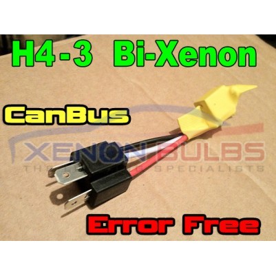 H4-3 Bi Xenon Can-Bus Error RESISTORS WARNING CANCELLER FREE Car Bulbs Harness